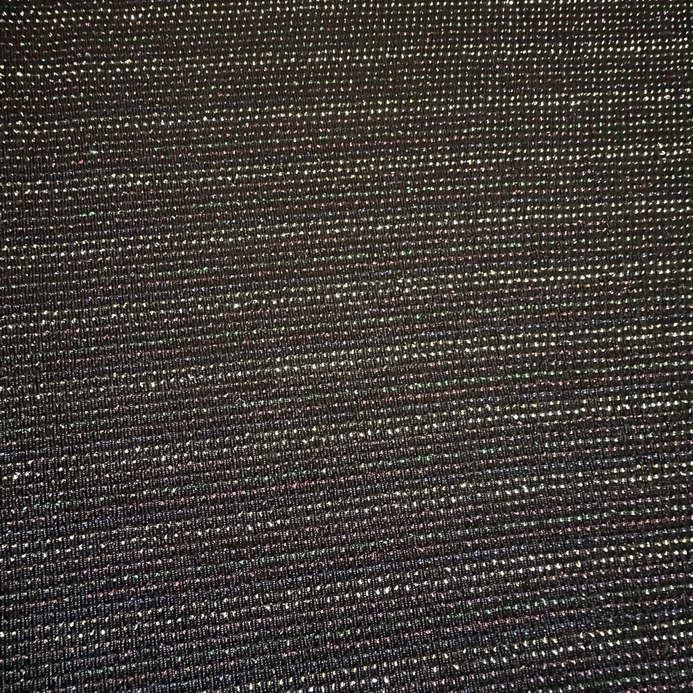 Madeline Elegant Black Glitter Shirt Dress - Picture 10 of 10